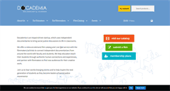Desktop Screenshot of docademia.com