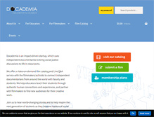 Tablet Screenshot of docademia.com